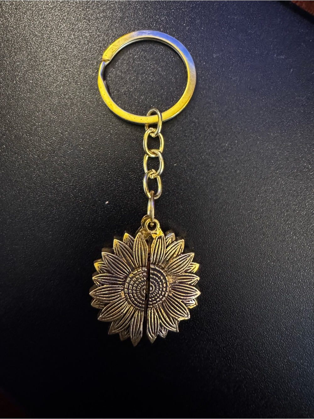 NWT inspirational Sunflower Keychain
